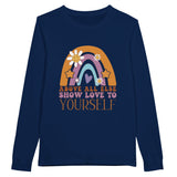 Self-Love Steps - Above All Else, Shoe Love to Yourself - Navy - Print Material