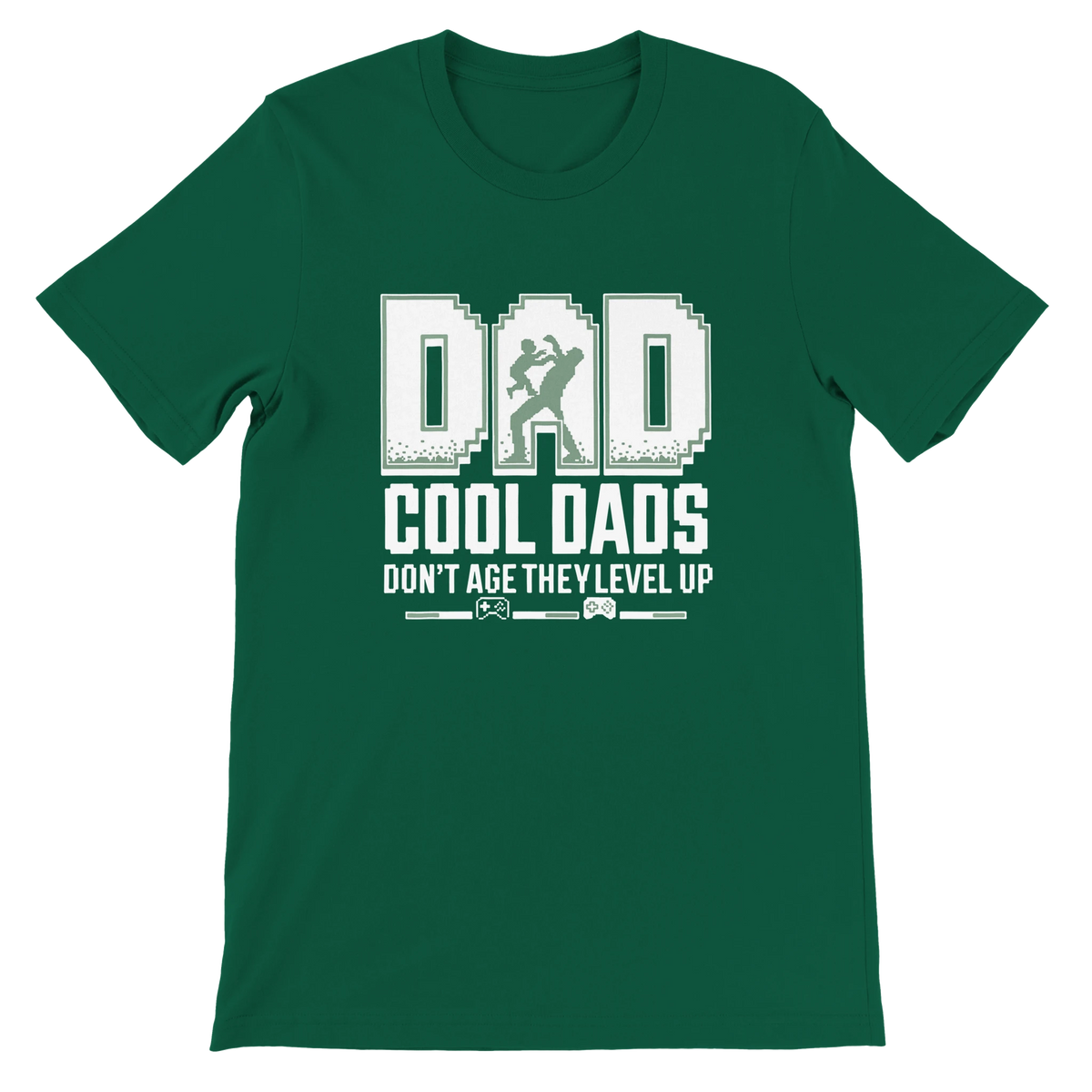 Gamer Dad Father’s Day T-Shirt | Bella + Canvas - Evergreen - T-Shirt