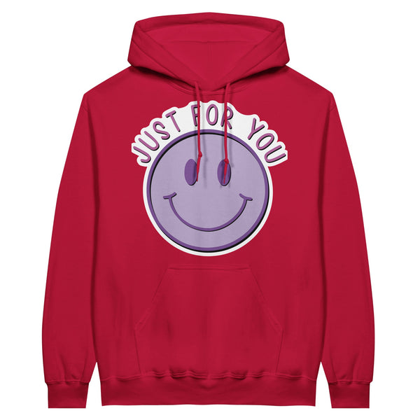 Embrace the Joy - Just for You - Unisex Pullover Hoodie - Red - Hoodies