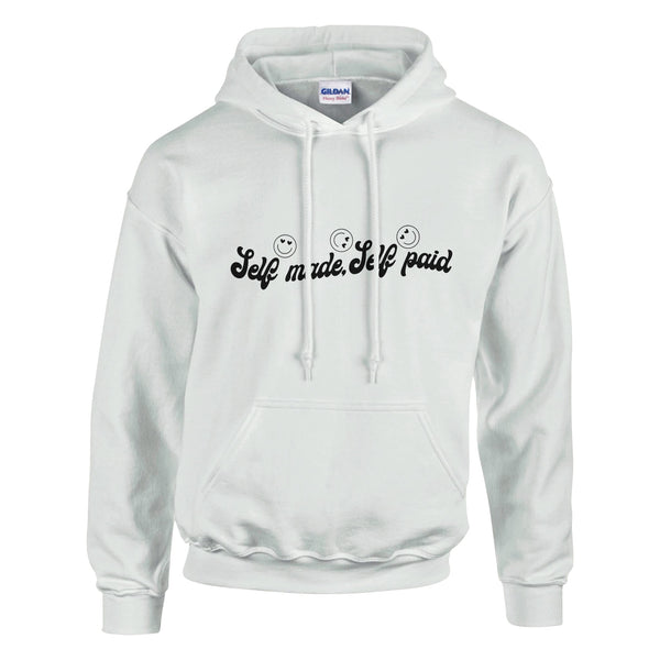 Success Story - Self-Made, Self-Paid Attire - White - Hoodies