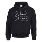 on't Forget to Shine - Inspirational Apparel - Black - Hoodies