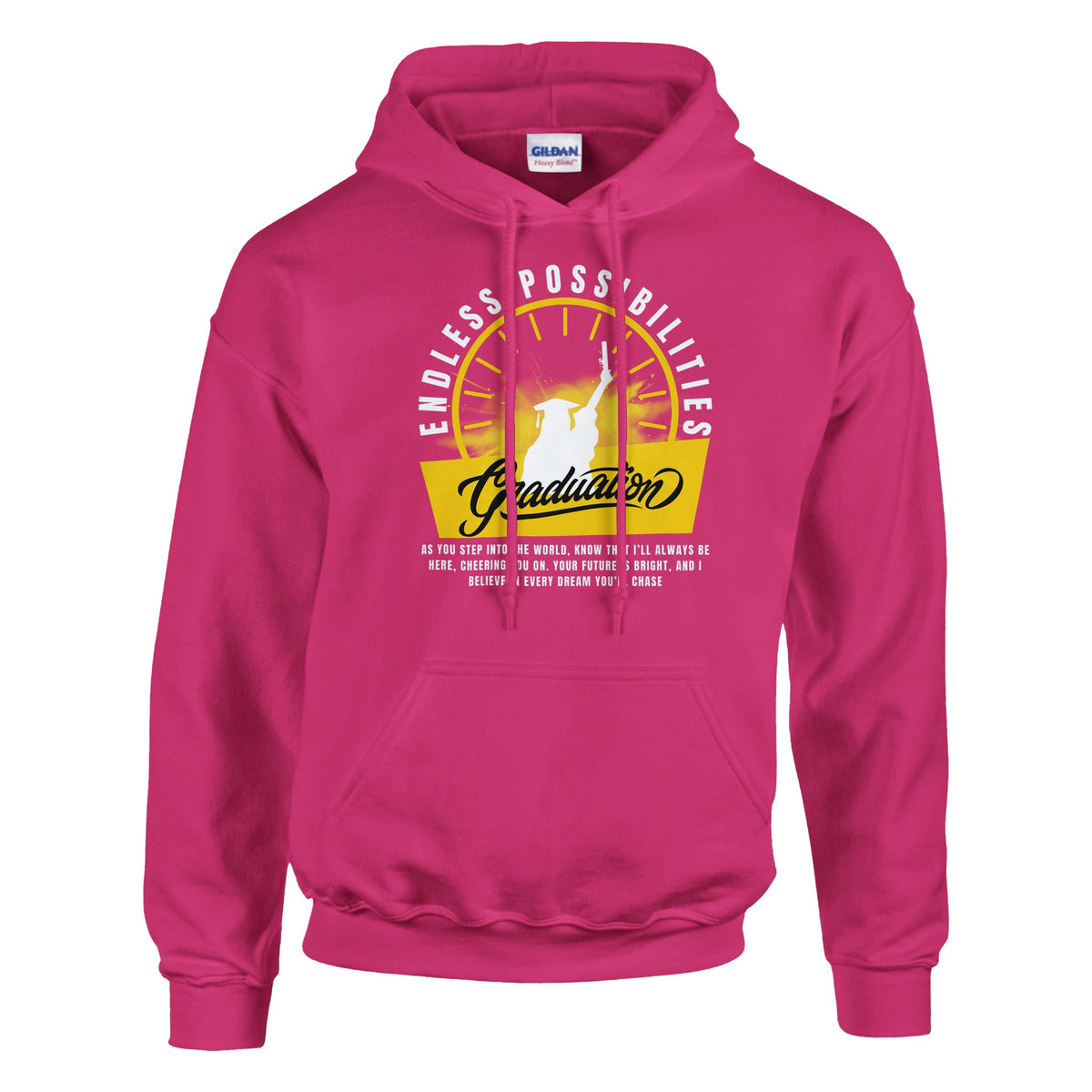 Step Forward - The Graduate’s Bright Tomorrow Hoodie - Heliconia - Hoodies