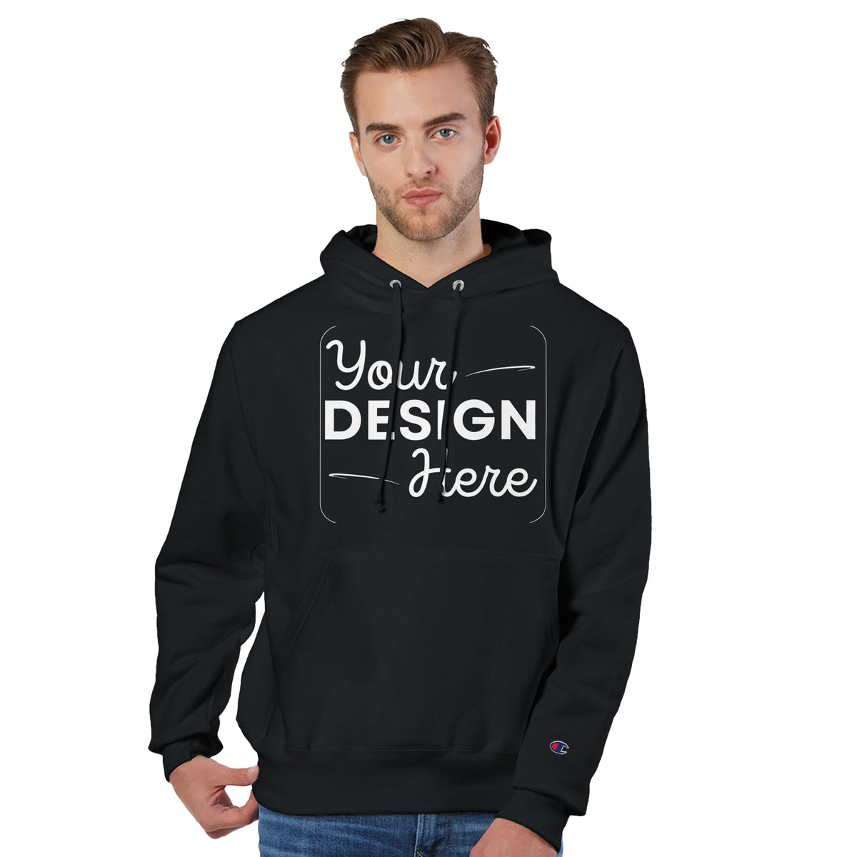 Sustainable Style - Recycled Polyester Hoodie - Black - Unisex Hoodies