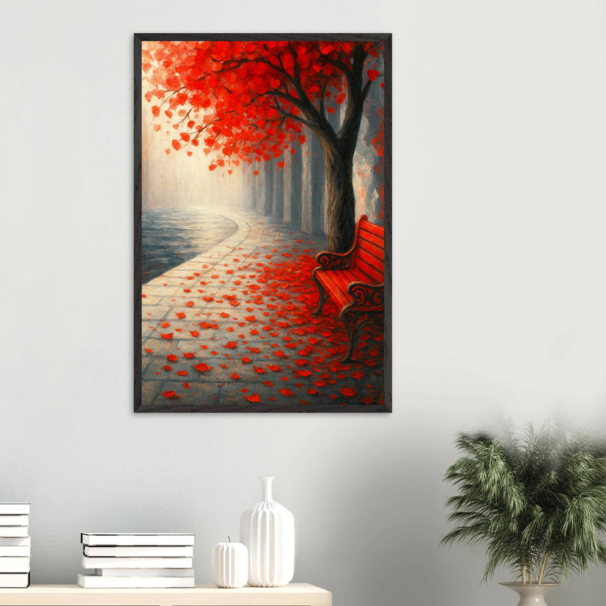 Wooden Framed Poster – Gift of Autumn Memories - Black frame - Wooden Framed Posters