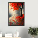 Wooden Framed Poster – Gift of Autumn Memories - Black frame - Wooden Framed Posters