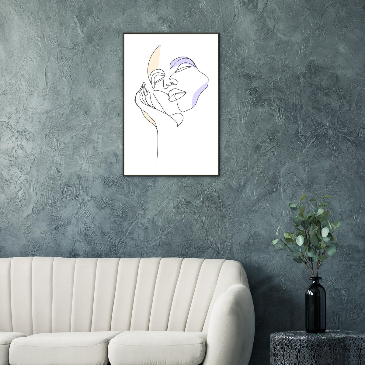 Graceful Lines - Contemporary Art for Your Space - - Metal Framed Posters