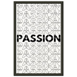 Passionate Repetition - Art That Inspires - 28x43 cm XL (11x17″) - Metal Framed Posters