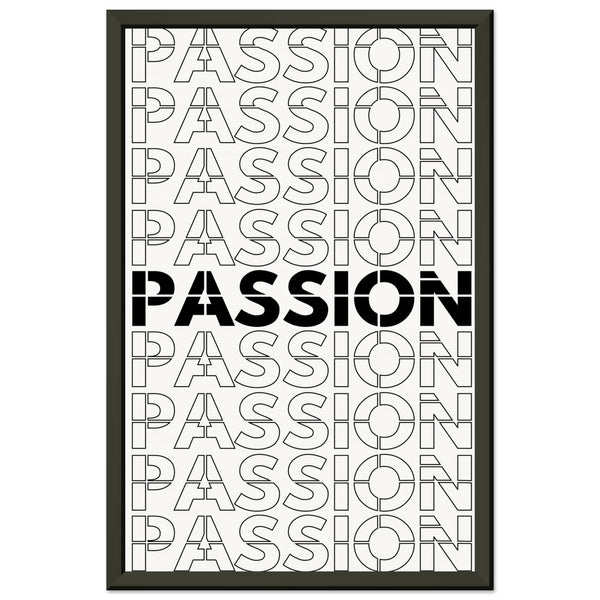 Passionate Repetition - Art That Inspires - 28x43 cm XL (11x17″) - Metal Framed Posters