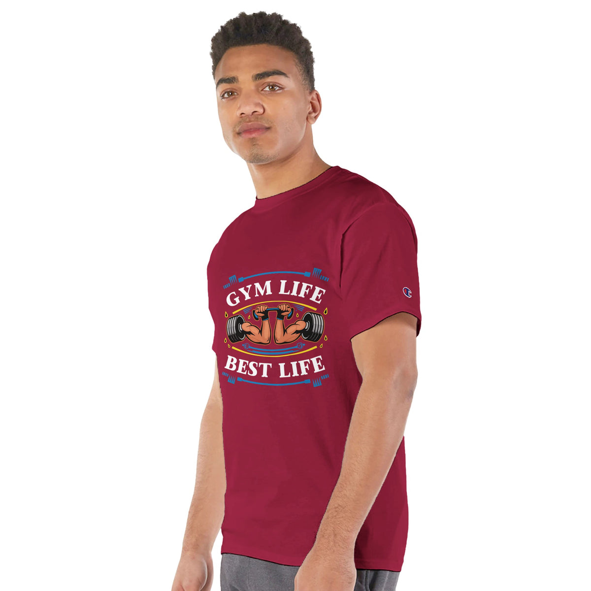 Live the Gym Life - Bold Motivation for True Fitness Lovers - - T-Shirts