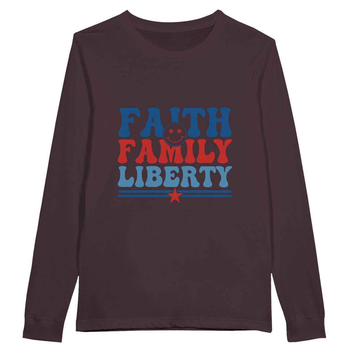 Embrace Values - Faith, Family, Liberty Apparel - Cardinal - Sweatshirts