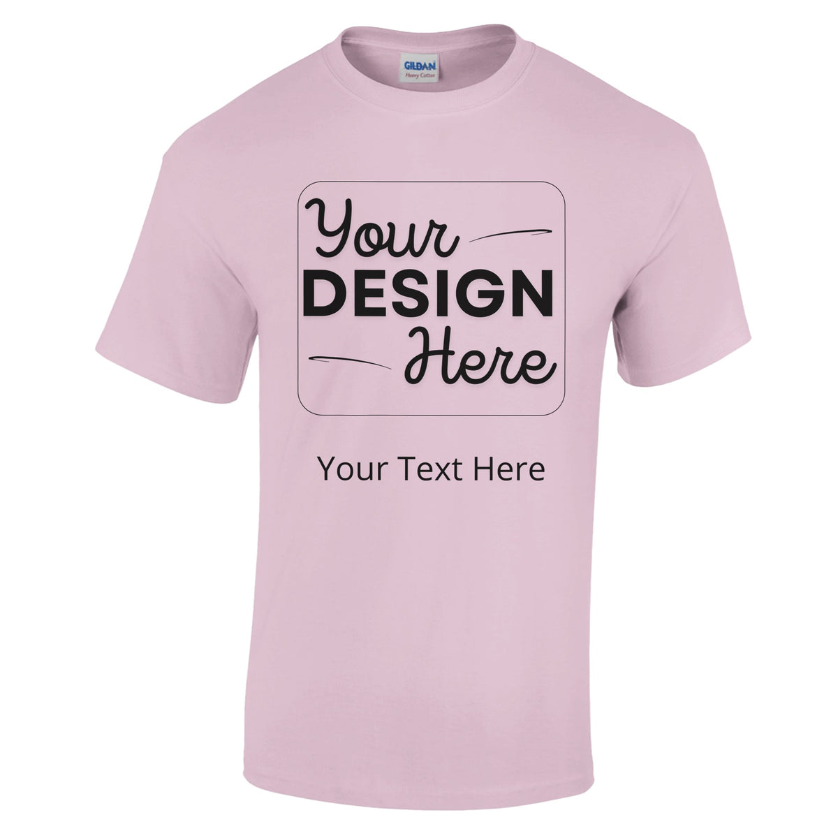 Essential Comfort - Heavyweight Unisex Tee - Light Pink - Unisex T-Shirts