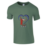 Celebrate Liberty in Style - Military Green - T-shirts