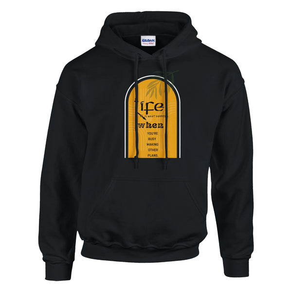 Life Happens - Embrace the Moment - Black - Pullover Hoodies