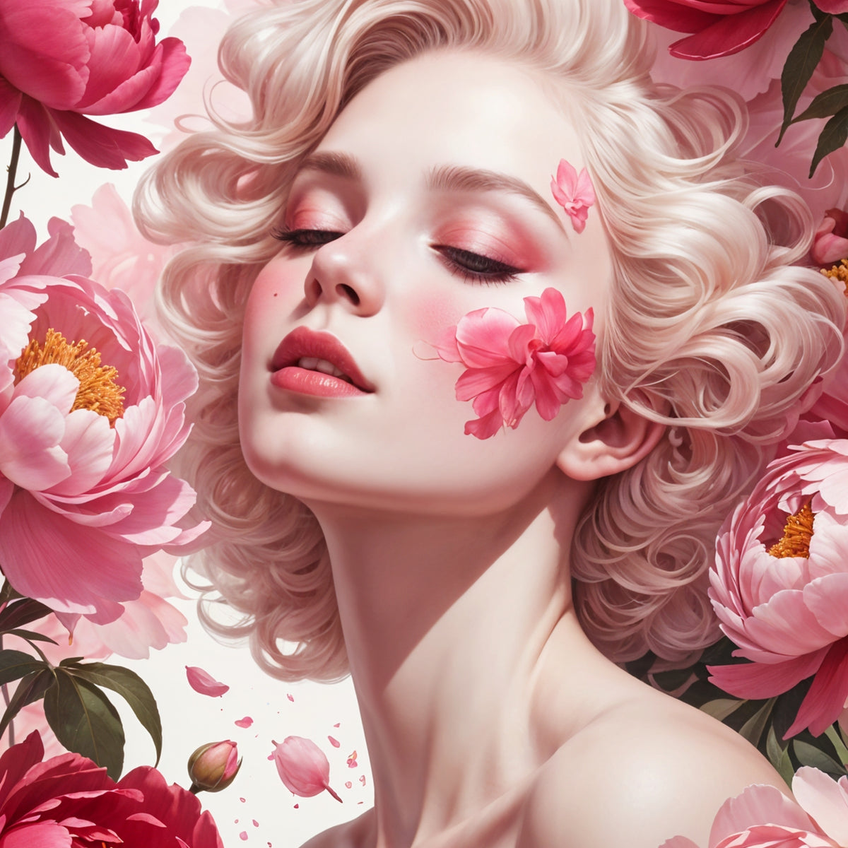 Enchanted Floral Portraits - - Posters, Prints, & Visual Artwork