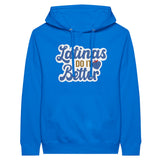 Latinas Do It Better - Premium Unisex Pullover Hoodie - Royal - Print Material