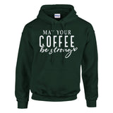 Morning Rituals - Embrace Coffee Comfort - Forest Green - Hoodies