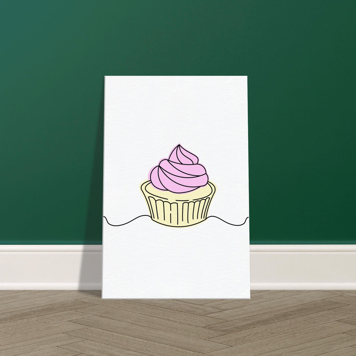 Cupcake Dreams - Soft Hues & Sweet Memories - 60x90 cm 24x36″ - Canvas Prints