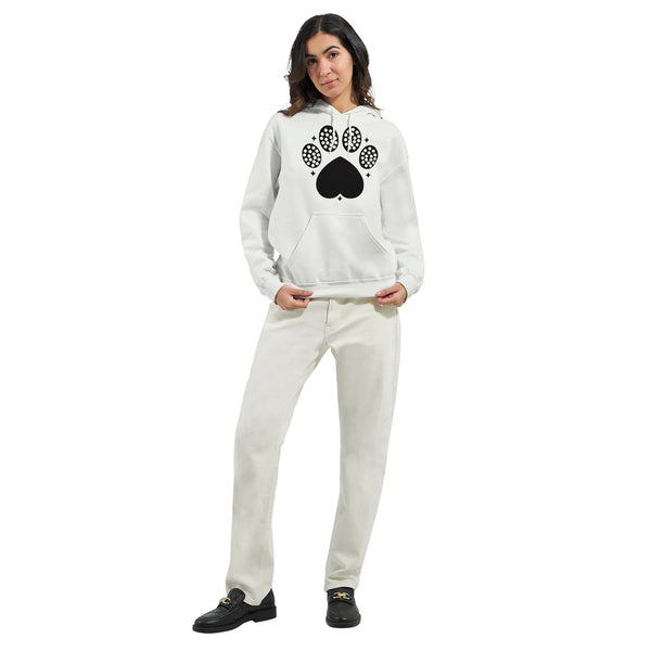 Tread Lightly - Dog Paw Print Hoodie for Animal Lovers - - Hoodies