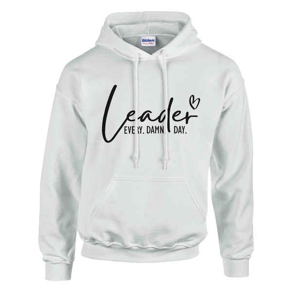 Confidence in Action - Leader Apparel - White - Hoodies