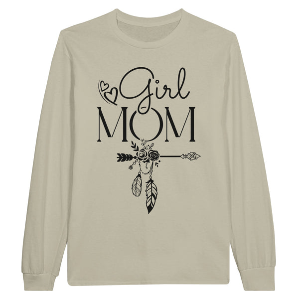 Mom's Girl Gang - Join the Tribe with Our Stylish Sweatshirt - Sand - Print Material