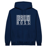 BROW BOSS - Style with Swagger, Share Your Story - Navy - Hoodies