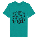 Crown or Quiet - Choose Your Kingdom - Heather Sea Green - T-shirts