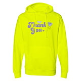 Express Appreciation - The 'Thank You' Statement Piece - safety yellow - Hoodies