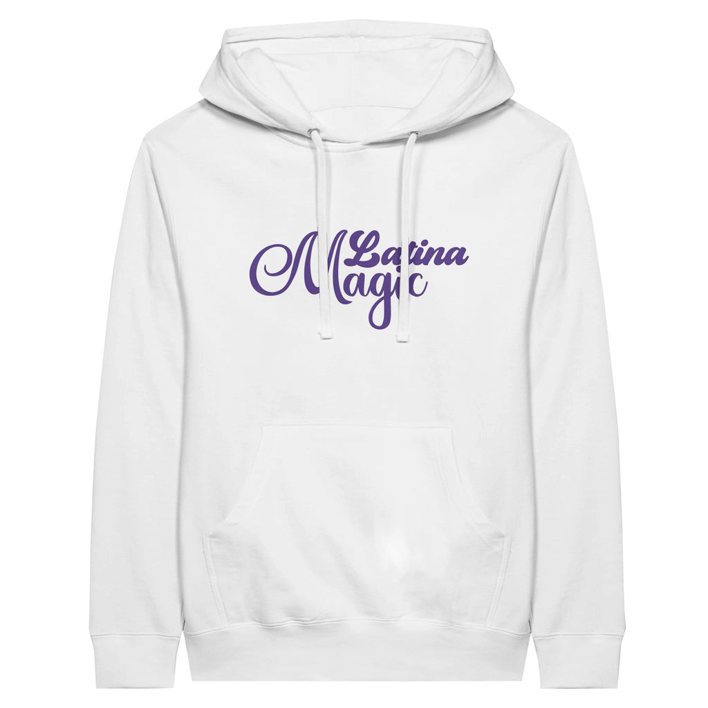 Latina Magic - Magie Latine Unisex Pullover Hoodie - White - Print Material