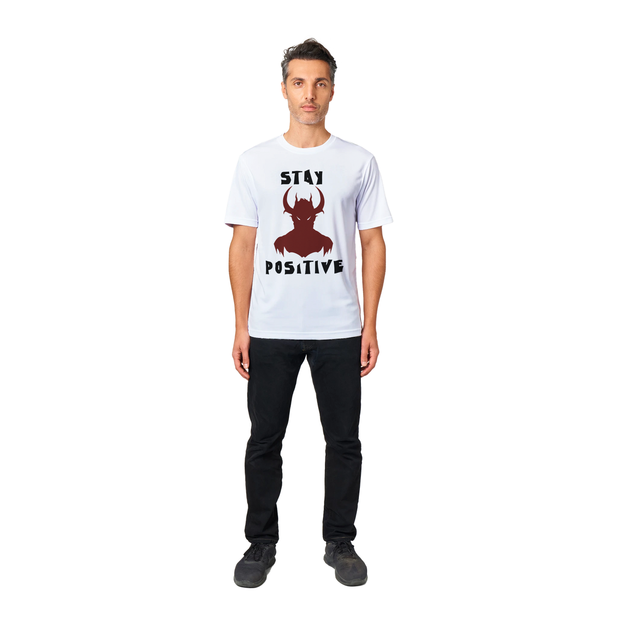 Positivity Reigns - Devilish Inspiration Tee - - Print Material