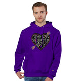 Heart of Gold - A Father’s Gift to His Son - Purple - Hoodies