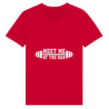 Elevate Your Workout Vibes - Join Me at the Bar - Red - T-shirts