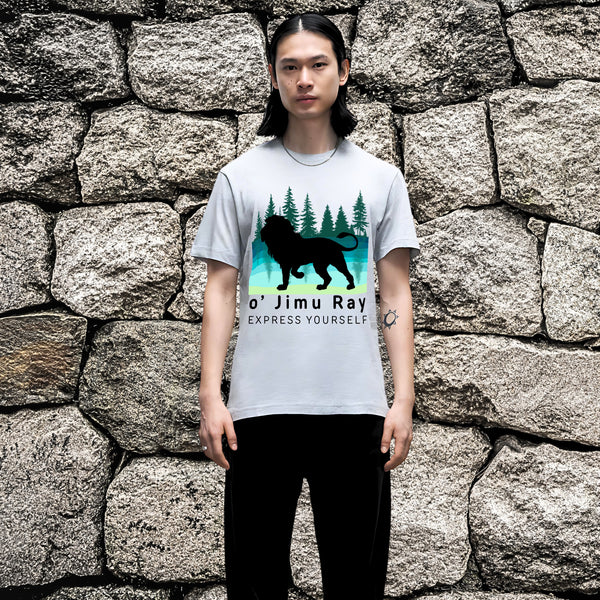 King of the Forest - Bold Lion Tee - - T-shirts