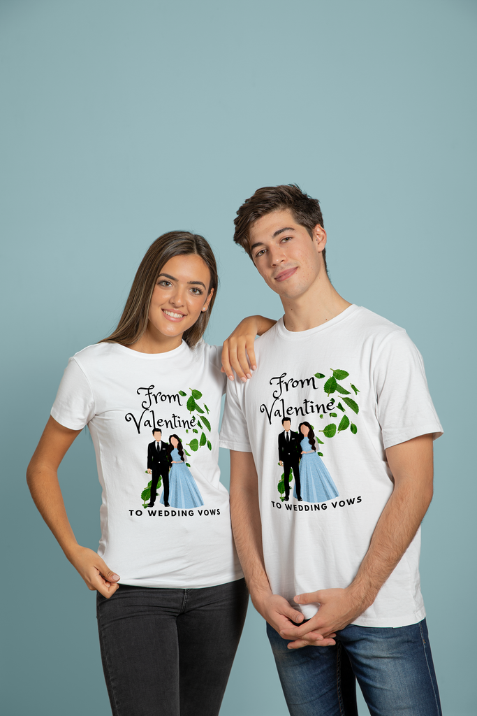 From Love's Beginning to Forever - A Story on a Shirt - - T-shirts