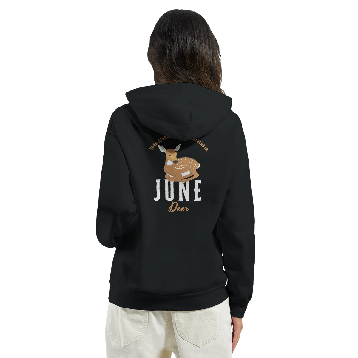 Gildan® Hoodie with Animal Totems | Birthday Gift by Month - June - Hoodies