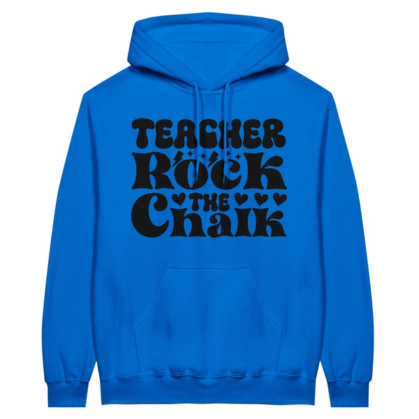 Lessons in Style - Chalkboard-Inspired Design - Royal - hoodie