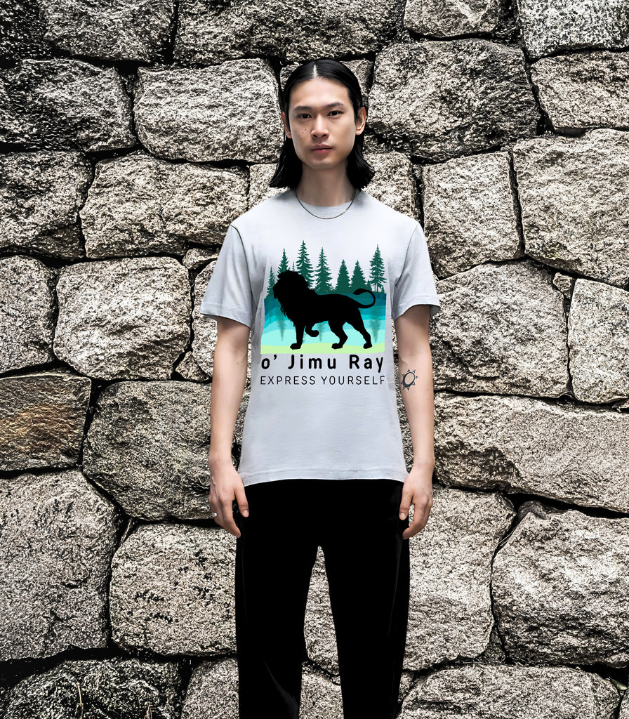 King of the Forest - Bold Lion Tee - - T-shirts