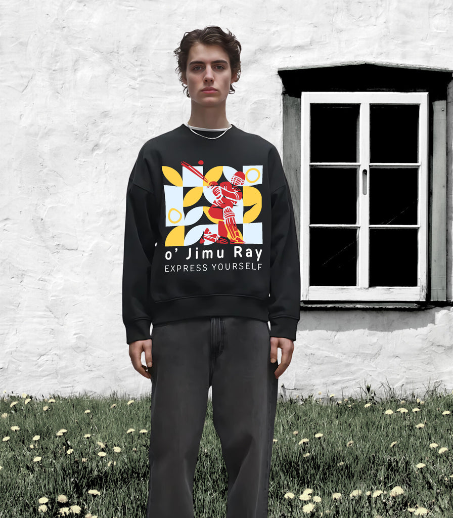 Cricket Action - Express Yourself Sweatshirt - - Sweatshirts