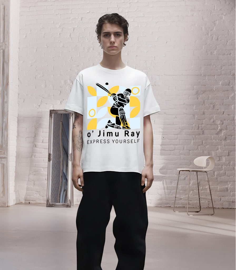 Modern Cricket - Bold and Vibrant Tee - - T-Shirts