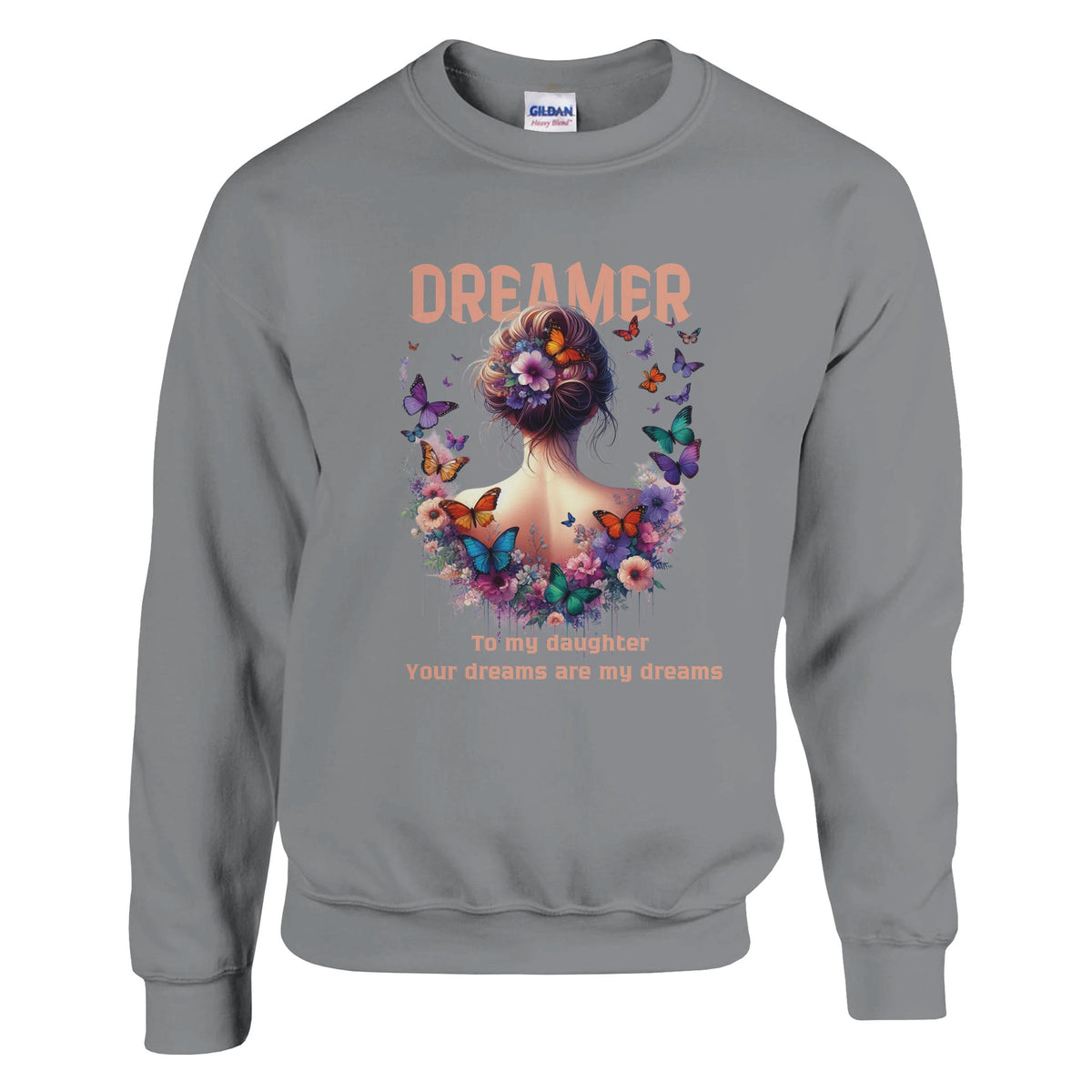 Butterflies and Dreams – A Mother’s Love in Every Flight - Sport Grey - Sweatshirts