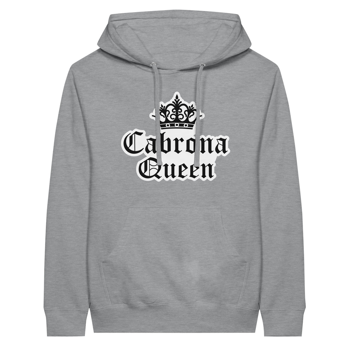 Regal Memories - Qabrona Queen Premium Unisex Hoodie - Sports Grey - Print Material