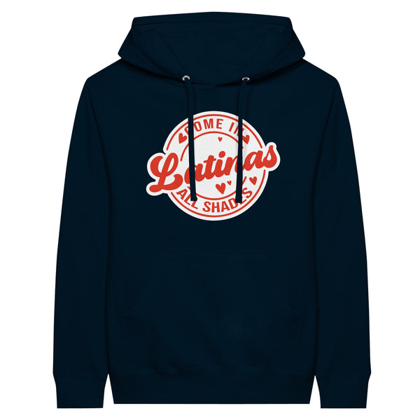 Celebrate Diversity -Latinas in All Shades Premium Hoodie - Navy - Hoodies