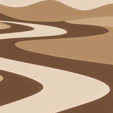 Path Through Sand – Metal Framed Poster Gift - - Metal Framed Posters