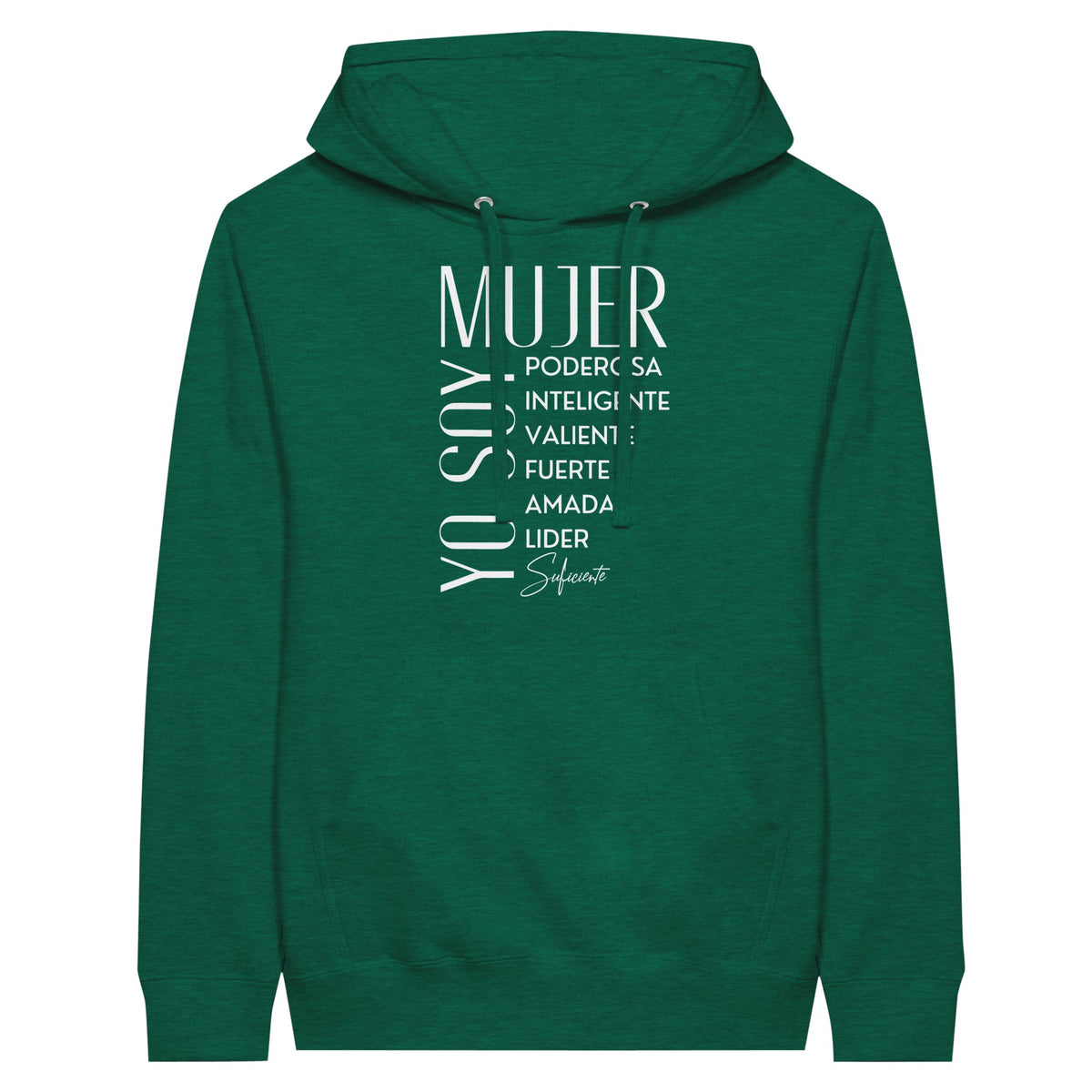 Empowerment in Every Stitch - Mujer Unisex Pullover Hoodie - Heather Kelly - Pullover Hoodies