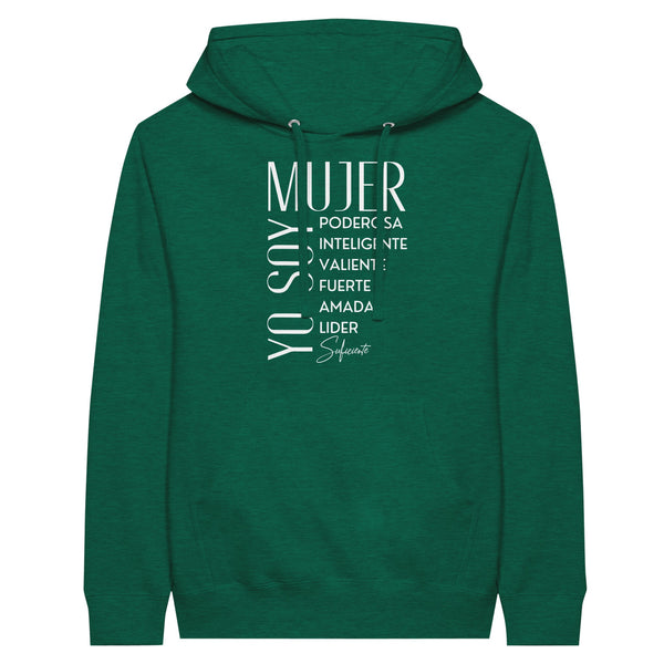 Empowerment in Every Stitch - Mujer Unisex Pullover Hoodie - Heather Kelly - Pullover Hoodies