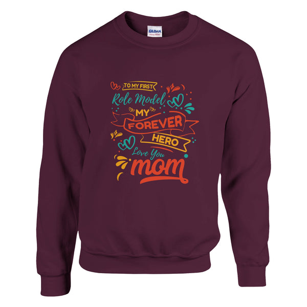 Brighten Your Day - A Tribute to Mom - Maroon - Sweatshirts