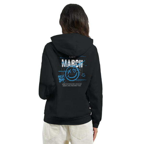 Gildan® Month Spirit Hoodie | Express Love Through Art - March - Hoodies
