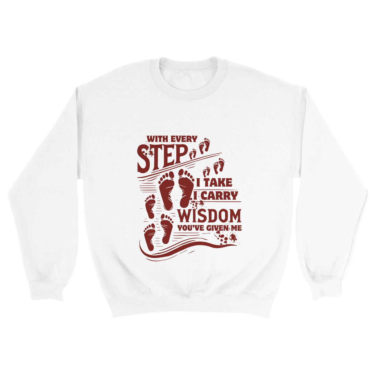 With Every Step - A Heartfelt Gift for Mom - - Sweatshirts