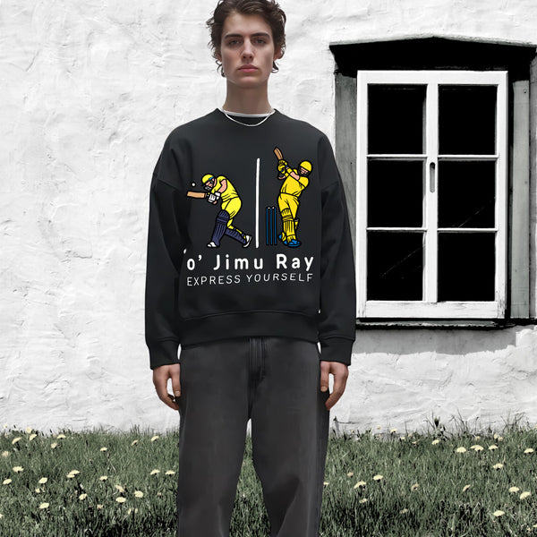 Hit & Run - Stylish Cricket Sweatshirt - - Sweatshirts