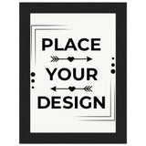 Gallery-Grade Art - Premium Matte Paper Framed Poster - 13x18 cm 5x7″ Black frame - Wooden Framed Posters