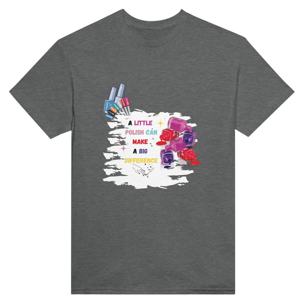 Colouring Memories - One Nail at a Time - Graphite Heather - T-shirts